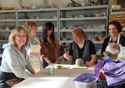 group pottery classes