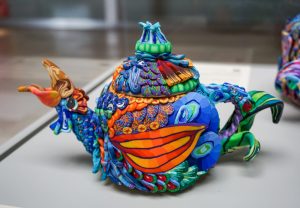 Small Rooster Teapot by Layl McDill